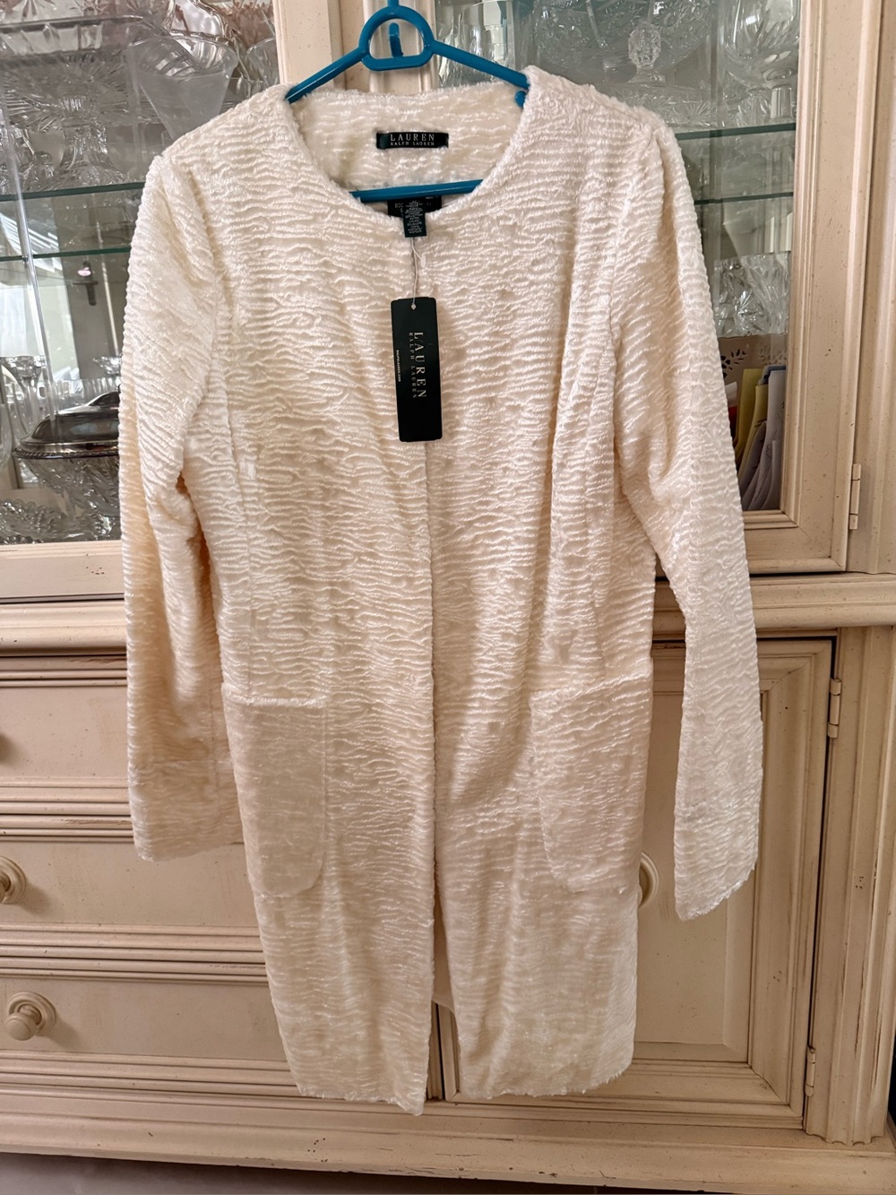 Lauren Ralph Lauren Ivory Textured coat